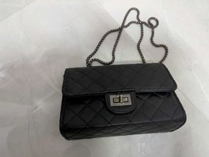 Black Chained Sling Bag