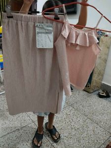 Sale 🔥PAZZO Original Blush Pink Maxi skirt
