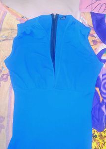 Bodycon Blue Maxi Dress