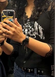 Goth / Emo / punk Lace Trim Black Cardigan