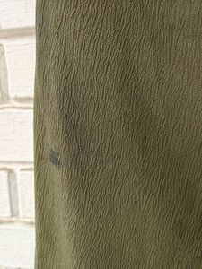 Olive Green Wide Leg Pants with one spot