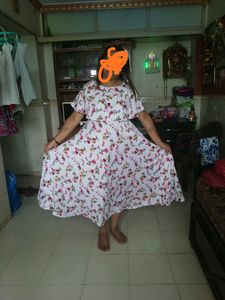floral L size gown