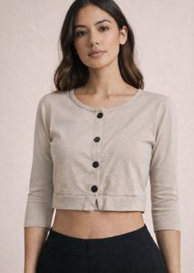 Cropped Cardigan - Stylish & Versatile💌