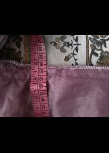 Elegant Embroidered Levender gown with duppata