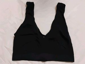 Black Wireless Bra