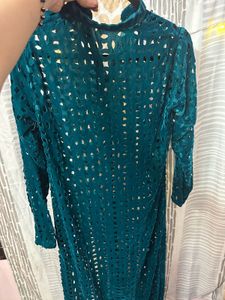 Indowestern Slit Kurta Long Top