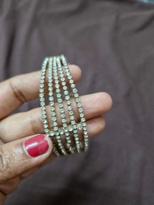 Sparkling Rhinestone Bangle Bracelet