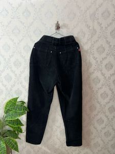 Vintage Wash Black High Waisted Jeans