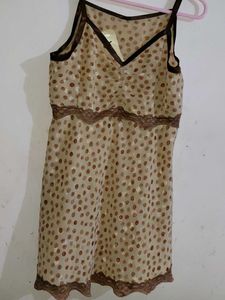 Elegant Polka Dot Cami Top