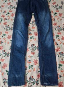 Dark Blue Denim Jeans