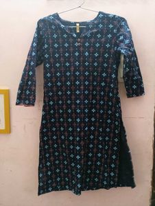 Blue Branded Kurta.