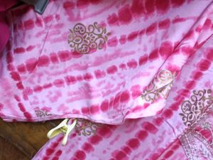 BrandNew PinkTie-DyeEmbrdry Kurta+Patiala