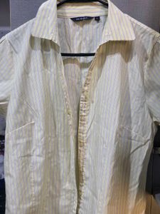 Striped Button-Up Shirt