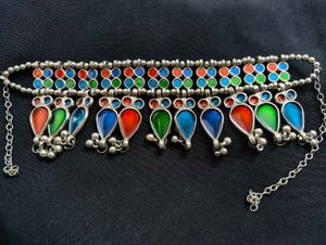 Bohemian Colorful Beaded Choker Necklace