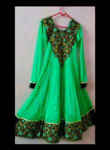 Flared Anarkali Suit 💚
