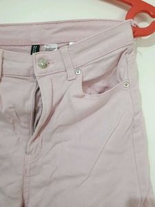 H&amp;M Pink Wide Leg Jeans