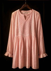 Elegant Pink Printed Kurta