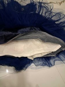 Elegant Blue Tulle Dress