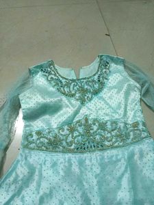 Beautiful Sky Blue sharara Set with dupatta
