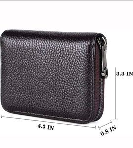 Zipped Card Holder Wallet