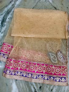 Royal Golden Embroidered Lehenga Set ✨