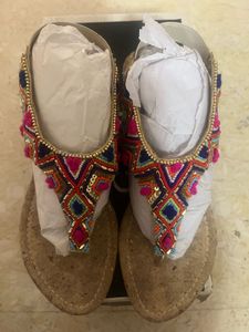 Inc 5 Bohemian Beaded Sandals