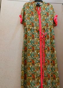 Vintage Print Kurti ( New No Tag)