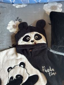 Cute Panda Fleece nightsuit