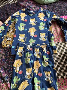 Cute Animal Print Pajamas for Kids