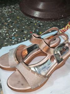 Sparkly Wedge Sandals