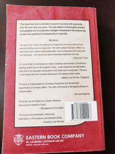 Company Law By Avatar Singh