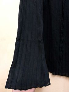 Black Long Sleeve Square Neck Dress