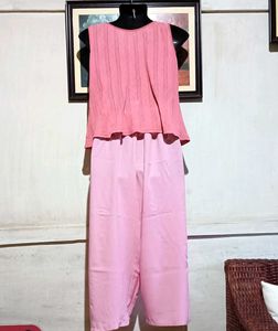 size:32-34 Pink Kurta Set