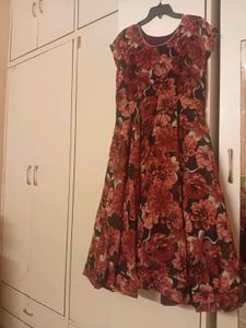 Floral Print Gown