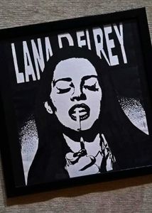 Lana Del Rey handmade painting | wall decor