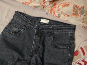 Classic Grey Denim Jeans