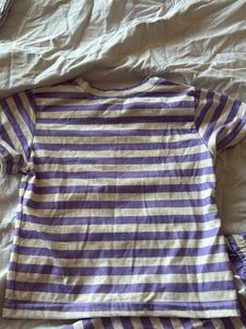 kids Striped Top and Pants Set