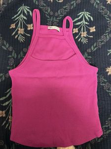 Zara Ribbed Tank Top
