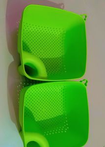 Vegetable Cleaning Basket 2 Nos (heavy Material)