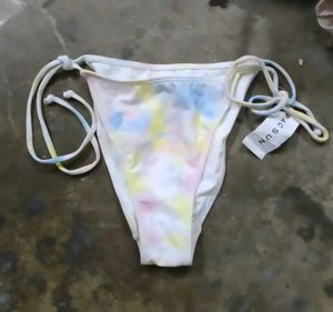 Vibrant Abstract Print Bikini Top