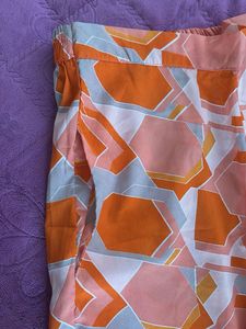 Geometric Print Tunic Top