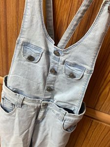 Light Wash Denim Overalls