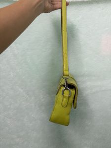 Lime Green shoulde bag ( comes with sling)