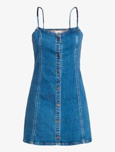 Denim Button-Down Dress