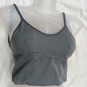 🪔 Comfortable Ribbed Sports Bra
