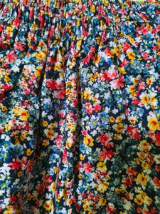 Floral Tiered Maxi Skirt