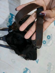 Stylish Y2k vintage Black &amp; Brown Shoulder Bag