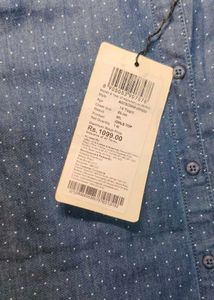 Allen Solly Women Navy Blue Printed Shirt