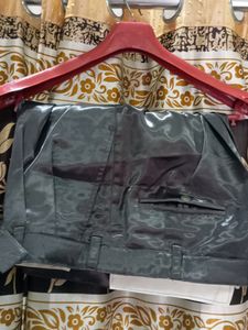Men's Grey Shiny Blazer