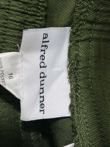 Olive Green Lounge Shorts With Pocket